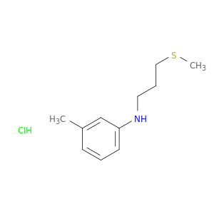 Benzenamine, 3-methyl-N-[3-(methylthio)propyl]-, hydrochloride