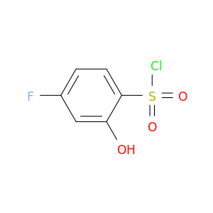 4-fluoro-2-hydroxybenzene-1-sulfonyl chloride