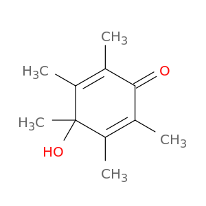 2,5-Cyclohexadien-1-one, 4-hydroxy-2,3,4,5,6-pentamethyl-
