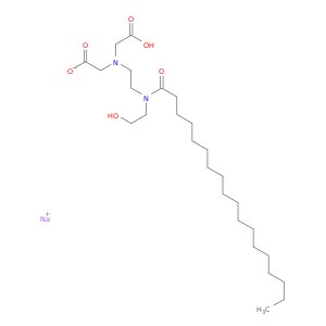 甘氨酸,N-(羧甲基)-N-[2-[(2-羟基乙基)(1-氧辛甲基)氨基]乙基]-,单钠盐