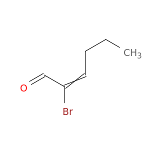 2-Hexenal, 2-bromo-
