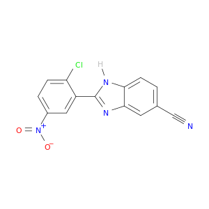 1H-Benzimidazole-5-carbonitrile, 2-(2-chloro-5-nitrophenyl)-