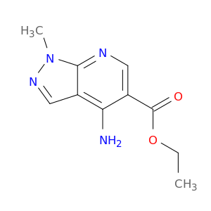 ethyl 4-amino-1-methyl-1H-pyrazolo[3,4-b]pyridine-5-carboxylate