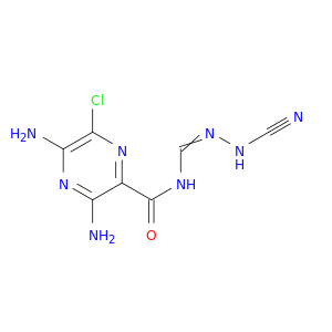 2-Pyrazinecarboxamide, 3,5-diamino-6-chloro-N-[(cyanoamino)iminomethyl]-