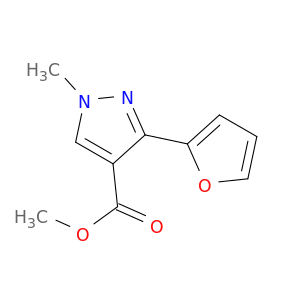1H-Pyrazole-4-carboxylic acid, 3-(2-furanyl)-1-methyl-, methyl ester