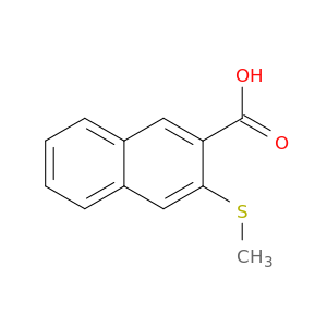 2-Naphthalenecarboxylic acid, 3-(methylthio)-