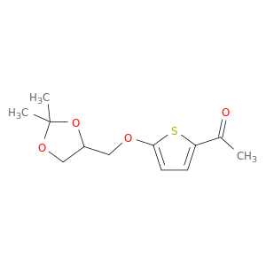Ethanone, 1-[5-[(2,2-dimethyl-1,3-dioxolan-4-yl)methoxy]-2-thienyl]-