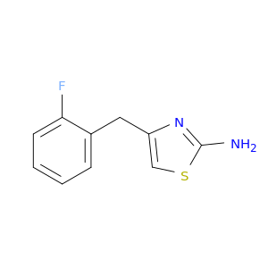 4-[(2-Fluorophenyl)methyl]-1,3-thiazol-2-amine
