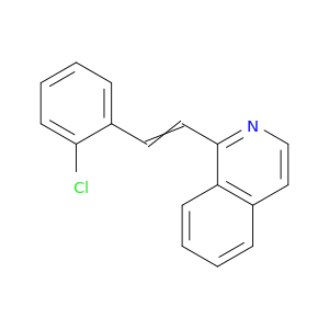 Isoquinoline,1-[2-(2-chlorophenyl)ethenyl]-