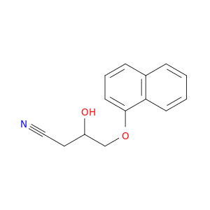 3-羟基-4-(1-萘氧基)丁腈