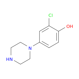 2-氯-4-(1-哌嗪基)苯酚