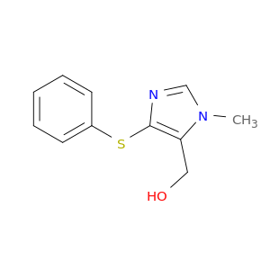 1H-Imidazole-5-methanol, 1-methyl-4-(phenylthio)-