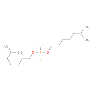 Zinc,bis[O,O-bis(6-methylheptyl) phosphorodithioato-S,S']-, (T-4)- (9CI)