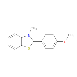 Benzothiazole, 2,3-dihydro-2-(4-methoxyphenyl)-3-methyl-