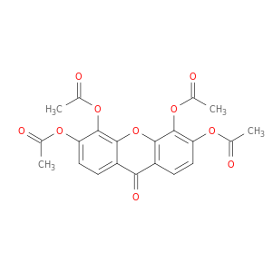 9H-Xanthen-9-one, 3,4,5,6-tetrakis(acetyloxy)-