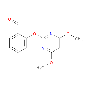 Benzaldehyde, 2-[(4,6-dimethoxy-2-pyrimidinyl)oxy]-