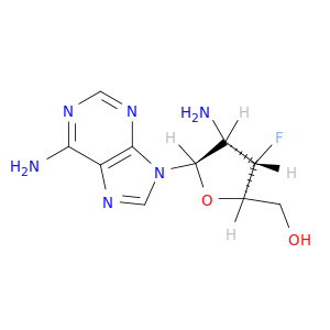 Adenosine, 2'-amino-2',3'-dideoxy-3'-fluoro-