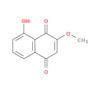 1,4-Naphthalenedione, 8-hydroxy-2-methoxy-