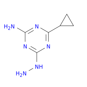 1,3,5-Triazin-2-amine,4-cyclopropyl-6-hydrazinyl-