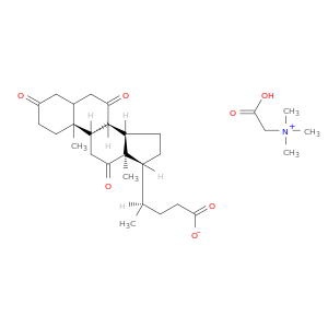 Cholan-24-OIC酸,3,7,12-三官氧,离子(1-),(5β)-,1-羧基-N,N,N-三甲基甲酰氨酸