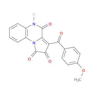 Pyrrolo[1,2-a]quinoxaline-1,2,4(5H)-trione, 3-(4-methoxybenzoyl)-