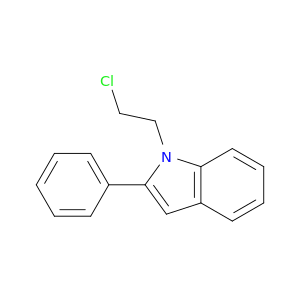 1H-Indole, 1-(2-chloroethyl)-2-phenyl-
