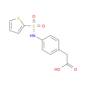 2-[4-(Thiophene-2-sulfonamido)phenyl]acetic Acid
