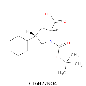 (2S,4S)-1-(叔丁氧基羰基)-4-环己基吡咯烷-2-羧酸