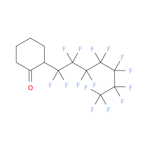 Cyclohexanone, 2-(pentadecafluoroheptyl)-