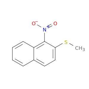 Naphthalene, 2-(methylthio)-1-nitro-