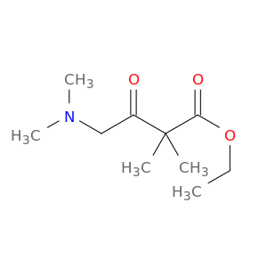 Butanoic acid, 4-(dimethylamino)-2,2-dimethyl-3-oxo-, ethyl ester