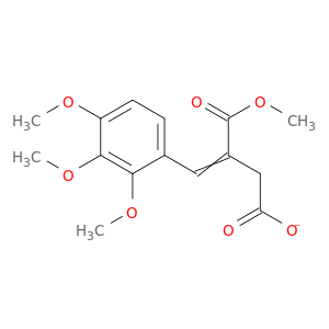 Butanedioic acid, [(2,3,4-trimethoxyphenyl)methylene]-, 1-methyl ester