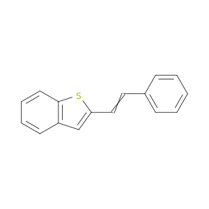 Benzo[b]thiophene, 2-(2-phenylethenyl)-