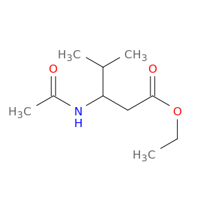 Pentanoic acid, 3-(acetylamino)-4-methyl-, ethyl ester