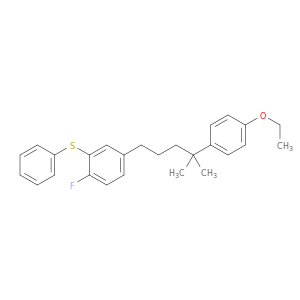 Benzene, 4-[4-(4-ethoxyphenyl)-4-methylpentyl]-1-fluoro-2-(phenylthio)-