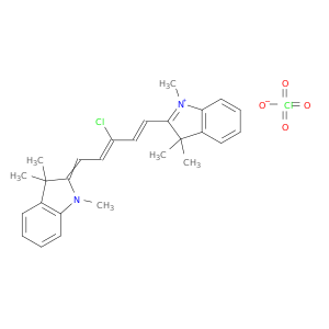 2-[(1E,3Z)-3-氯-5-(1,3,3-三甲基-1,3-二氢-2H-吲哚-2-亚基)-1,3-戊二烯基]-1,3,3-三甲基-3H-吲哚高氯酸盐
