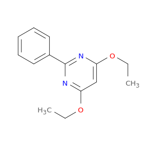 Pyrimidine, 4,6-diethoxy-2-phenyl-