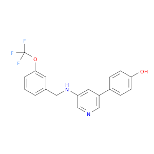 Phenol, 4-[5-[[[3-(trifluoromethoxy)phenyl]methyl]amino]-3-pyridinyl]-