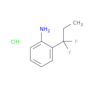 2-(1,1-difluoropropyl)aniline hydrochloride
