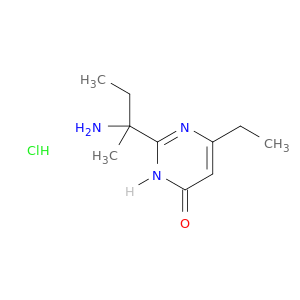 2-(2-aminobutan-2-yl)-6-ethyl-3,4-dihydropyrimidin-4-one hydrochloride
