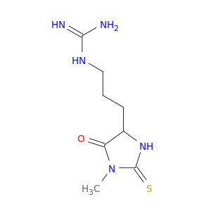 Guanidine, [3-(1-methyl-5-oxo-2-thioxo-4-imidazolidinyl)propyl]-