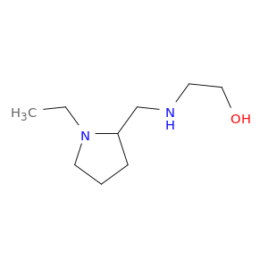 Ethanol, 2-[[(1-ethyl-2-pyrrolidinyl)methyl]amino]-