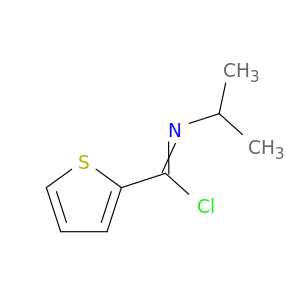 N-(propan-2-yl)thiophene-2-carbonimidoyl chloride