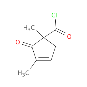 3-Cyclopentene-1-carbonylchloride, 1,3-dimethyl-2-oxo-