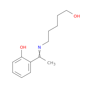 Phenol, 2-[1-[(5-hydroxypentyl)imino]ethyl]-