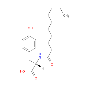 L-Tyrosine, N-(1-oxodecyl)-