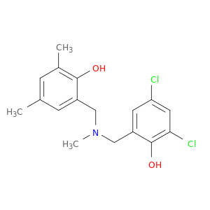 Phenol,4,6-dichloro-4',6'-dimethyl-2,2'-[(methylimino)dimethylene]di- (7CI,8CI)