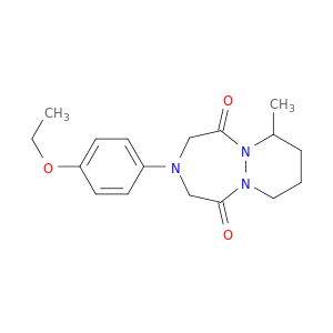 3-(4-ETHOXYPHENYL)-7-METHYLHEXAHYDRO-1H-PYRIDAZINO[1,2-A][1,2,5]TRIAZEPINE-1,5(2H)-DIONE