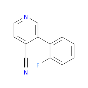 3-(2-氟苯基)吡啶-4-甲腈