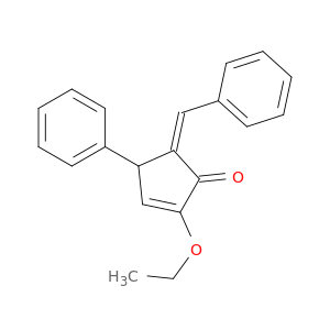 2-Cyclopenten-1-one, 2-ethoxy-4-phenyl-5-(phenylmethylene)-, (5E)-